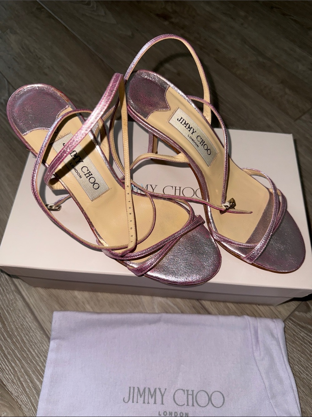 Jimmy Choo 052 Kelissa in Lilac Karung - Picture 6 of 7